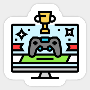 gaming winner Sticker